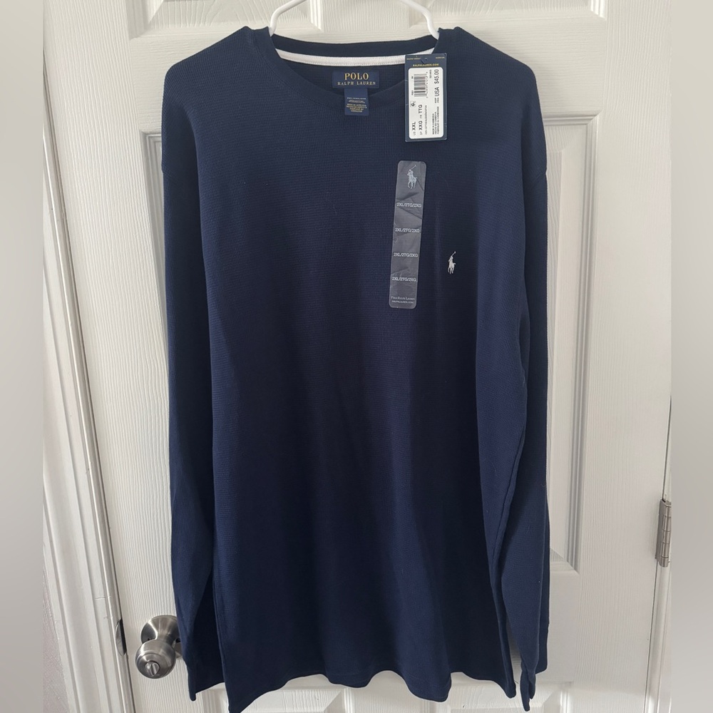 Polo long sleeve thermal shirt